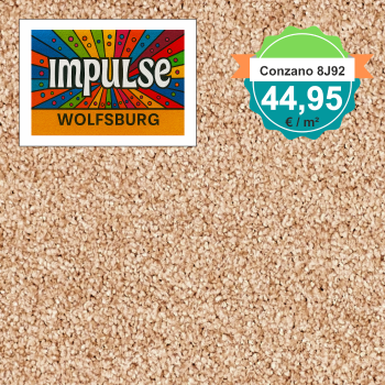 Vorwerk Teppichboden Conzano 8L92 pfirsich – Querformat, Teppichboden in zartem Pfirsichton, warm und leicht, nur 44,95 €